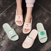 Summer bathroom home non-slip Men indoor bath soft bottom home thick soles slippers women cute cartoon summer