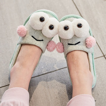 Spring and Autumn Moon shoes pregnant women slippers frog bag with thin postpartum breathable maternal non-slip indoor flat shoes summer