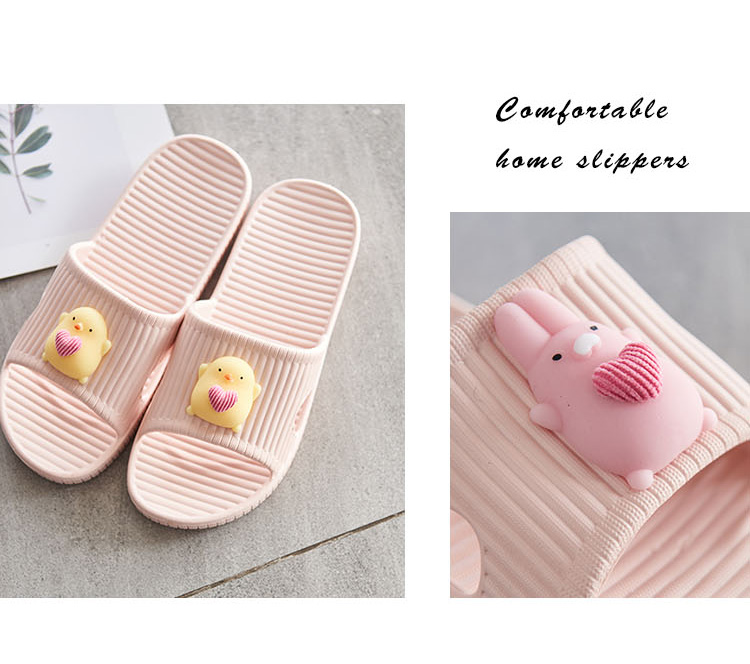 tắm mùa hè nhà trượt phía dưới bồn tắm trong nhà nam mềm nhà dép nặng có đáy và dép nữ phim hoạt hình mùa hè - Trang chủ dép nhựa đi trong nhà vệ sinh