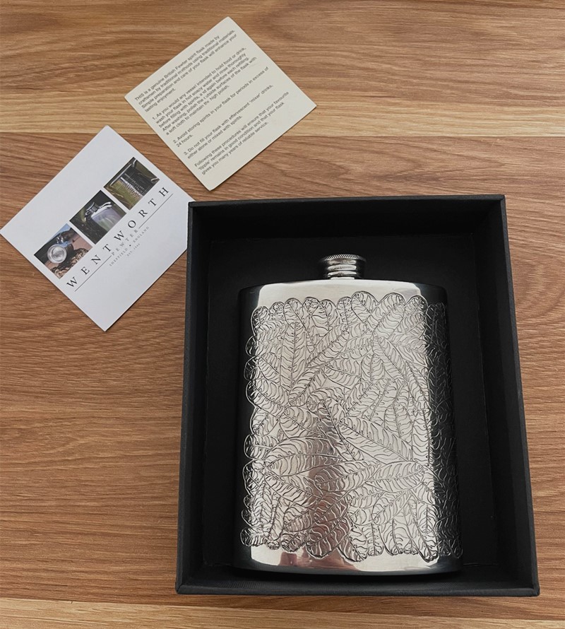 WENTWORTH PEWTER British imported high-end small jug portable pure tin handmade flat jug