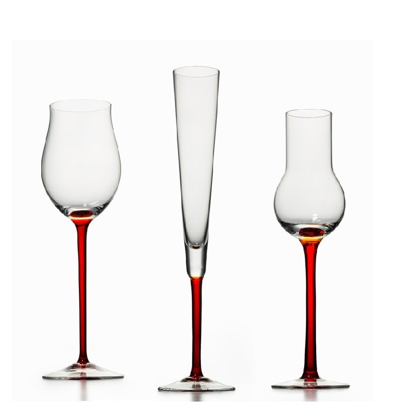 Austrian imports Kisslinger Dining Room Crystal Glass High Foot Cup Grape Red Wine Glass Brandy Champagne Cup