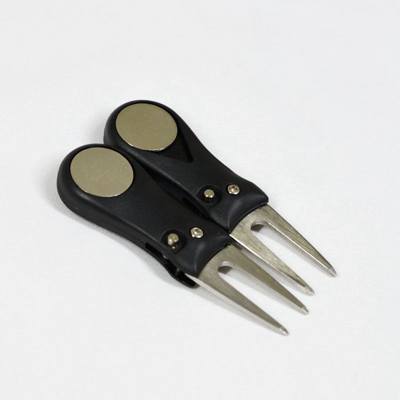 Golf green fork spring dual-use green repair ball fork tool fork with Mark mark putter