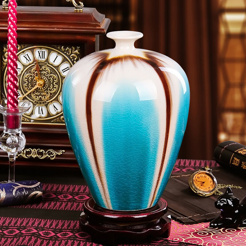 Clearance!!!!!! Jingdezhen vases, flower arrangement sitting room ark, TV ark, rich ancient frame decoration ceramics furnishing articles