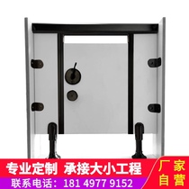 Public toilet partition nylon accessories public toilet urinal baffle stainless steel angle bracket foot hinge set