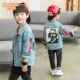 Quần áo trẻ em nam denim jacket 2019 xuân hè mới 4 trẻ lớn 5 phiên bản Hàn Quốc trẻ em 9-15 tuổi áo xuân