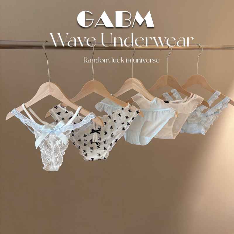 Japanese Gabm Sexy Pure Desire Girl Underwear Mesh Lace Briefs Women's Low-Waist New Thong