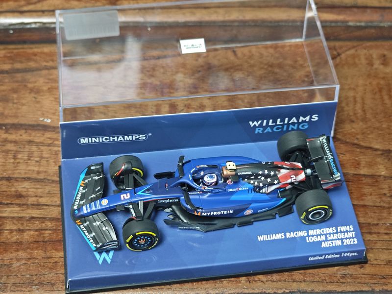 Mini Cut Minichamps 1/43 2023 Austin Williams Fw45 2 # Saikin's Mini Cut Minichamps 1/43 2023 Austin Williams Fw45 2 # Saikin's