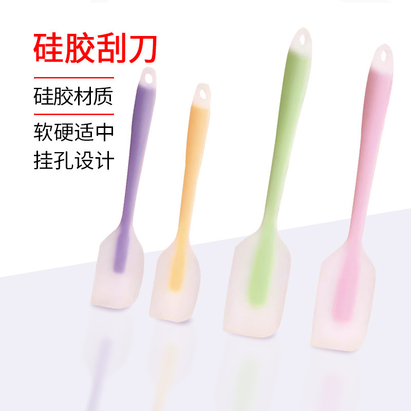 硅胶刮刀耐高温奶油抹刀烘焙家用工具实验室搅拌膏状混匀多用铲子