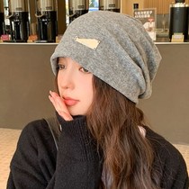 Japon Version coréenne avec grande tête de tour de circonférence et chapeaux femme au tennis féminin rouge Lazy Air-refroidi Hat automne Thinner Baotou Cap