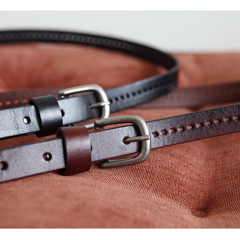 Bugu Forest Original Female Style New Head Layer Cow Leather Belt 100 Lap Art Leather Belt Needle Buckle Strap Y713