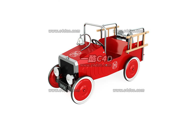 一酷C4D老爷车模型玩具车模型02