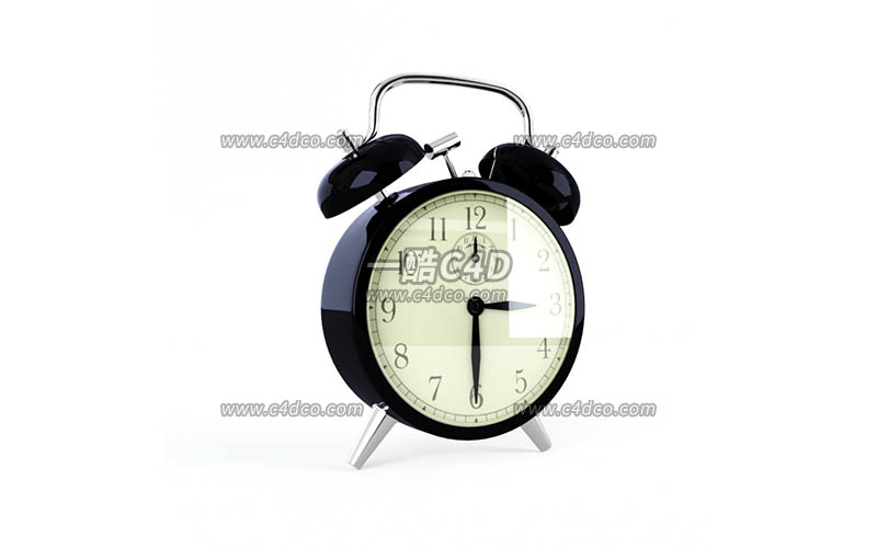 一酷C4D闹钟时钟07