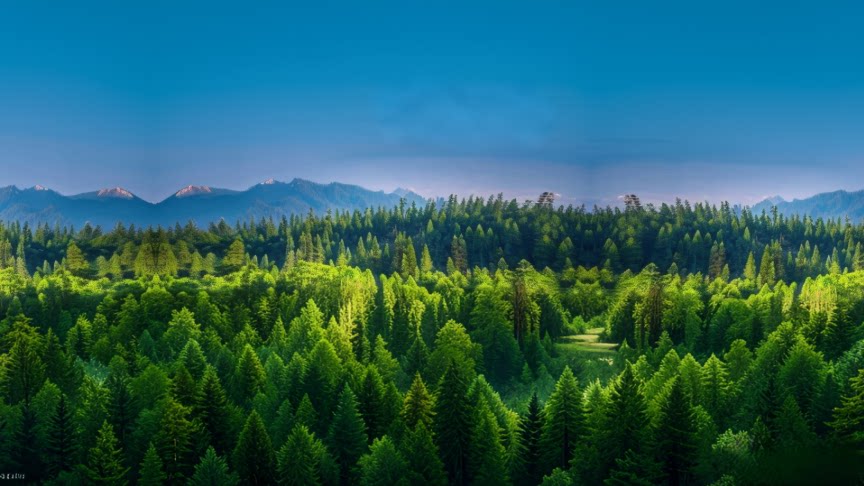 4K森林世界环境贴图  通过百度网盘 123云盘 分享（记得点击右上角的渲染才能看到世界环境哦~）