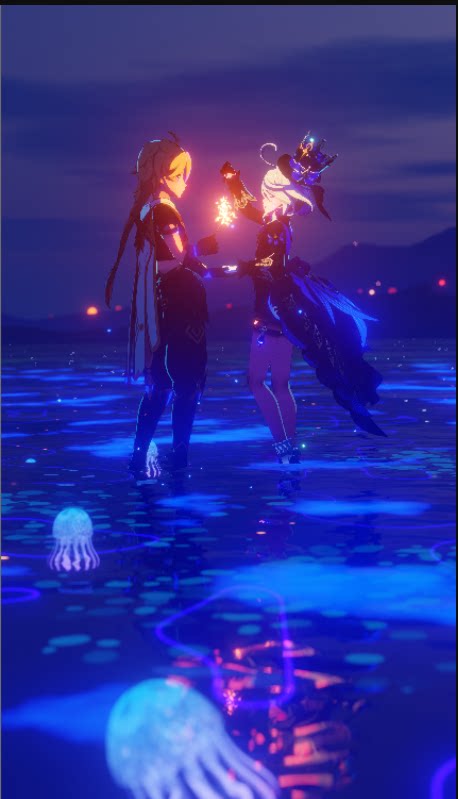 blender场景风格化渲染–原神夜之旅