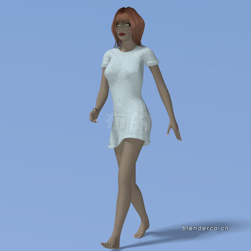 Blender女人角色人物模型