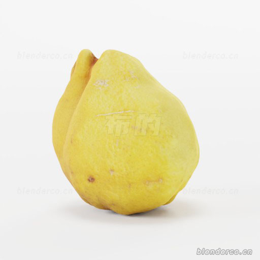Blender水果柠檬模型