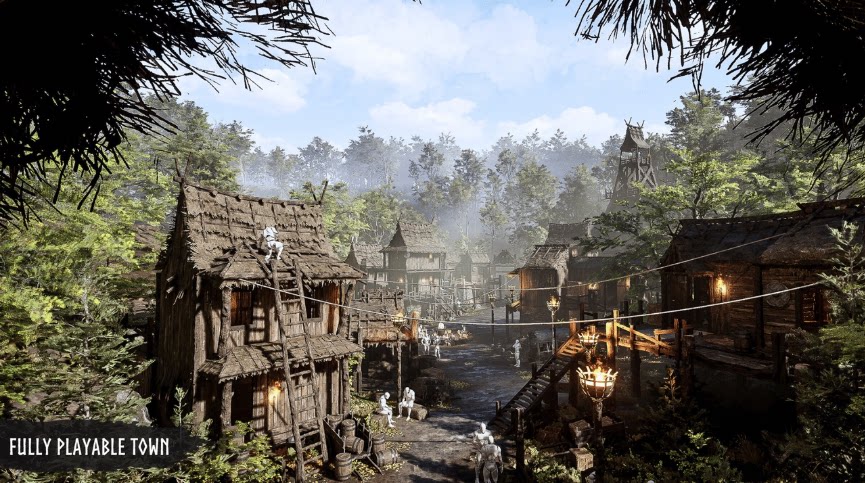 UE资源 模块化中世纪村庄(5.3及以上)