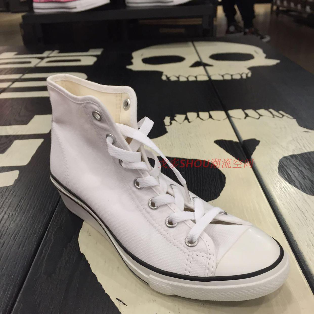 CONVERSE Giày nữ nêm Giày vải nữ 547908C 537104C 537105C 537106C giày sneaker chính hãng