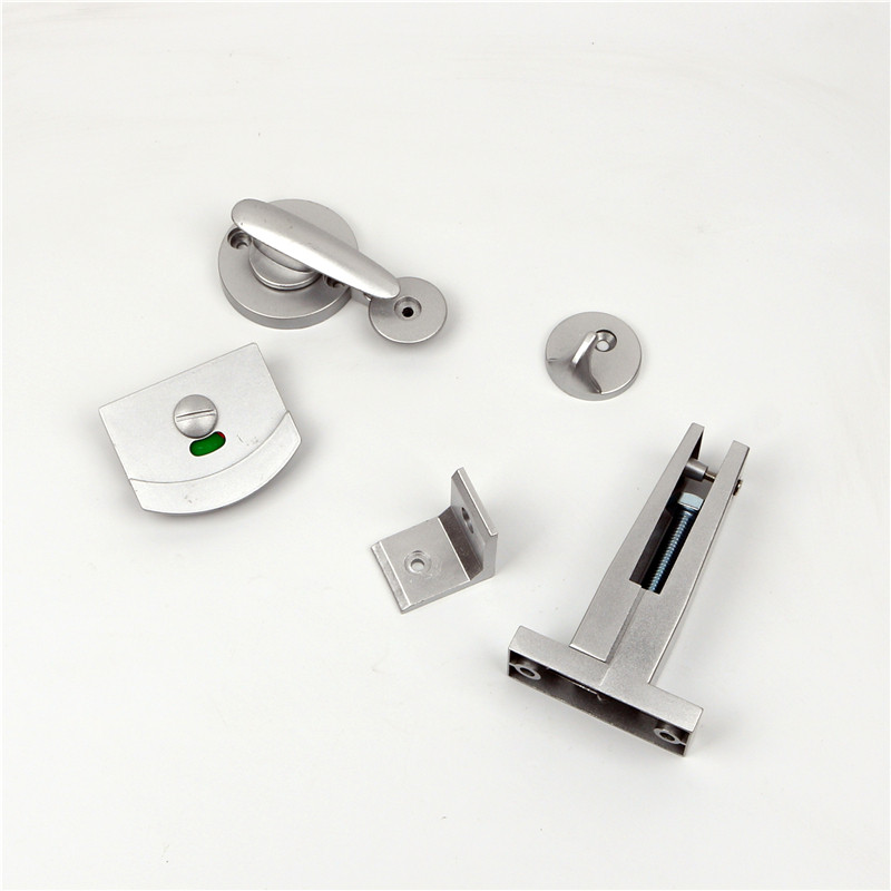 toilet partition 5 gold sand silver support frame door lock corner code clothing hook accessories yellow flower brocade outdoor write true north fine-Taobao