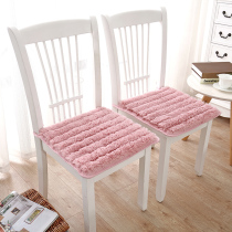 Cushion chair cushion Plush winter chair cushion Household dining chair cushion Non-slip student seat cushion ass office stool