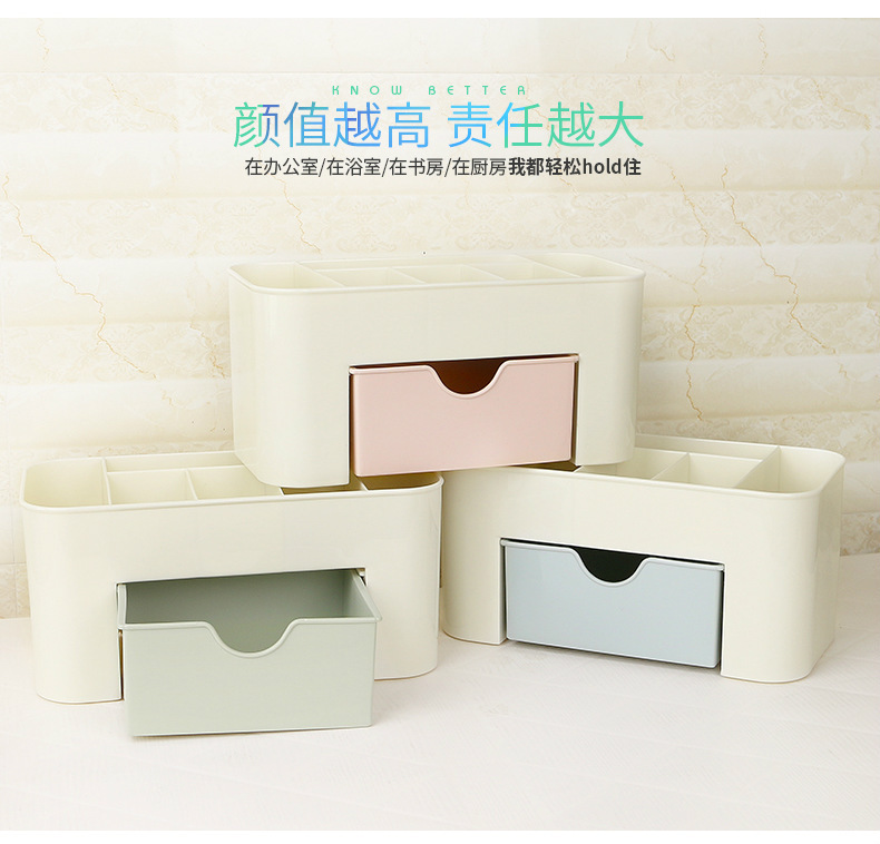 Nail Toolbox Storage Box Box Trang sức Phân loại Máy tính để bàn Cảm ứng Bông Tấm Nail Ba Lan Hoàn thiện Bút Chủ Trang điểm Văn phòng phẩm - Công cụ Nail giũa móng tay