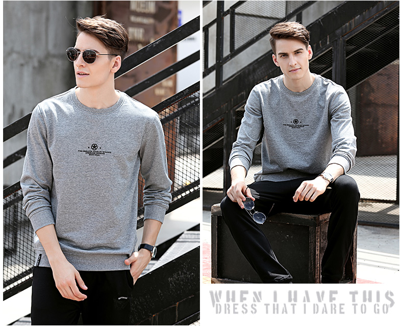 Sweatshirt homme ZHAN en Coton - Ref 3129513 Image 27