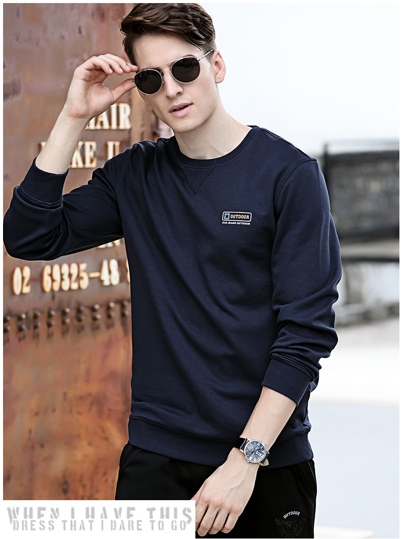 Sweatshirt homme ZHAN en Coton - Ref 3129513 Image 22