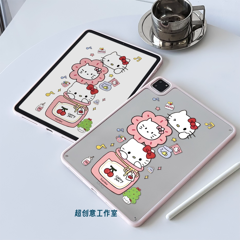 Super Creative and Suitable for Use Without a Cover, iPad 11A16 Protective Case, 10Th Generation Cute Kitten Design, 8Th/9Th Generation, 10.2inch Acrylic Air45Mini6 Hard Back Case, Pro11Air11 Magnetic Pen Slot, 6Th Generation 9.7