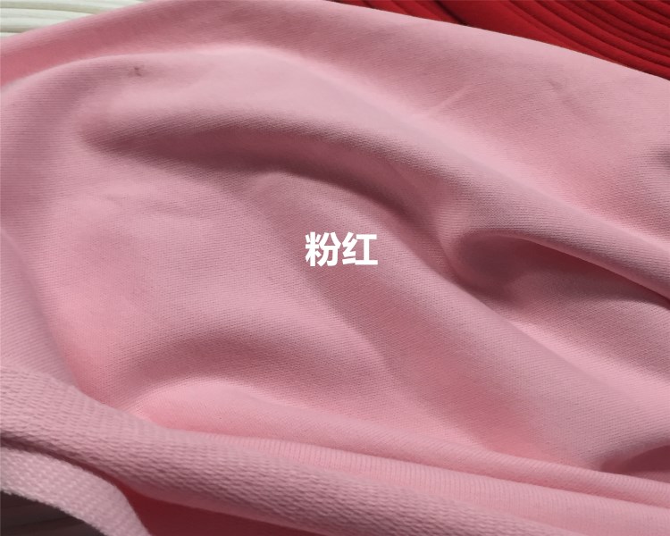 Cao cấp dệt kim cotton đàn hồi nhỏ terry thịt bò mỏng áo len vải thể thao phù hợp với quần váy quần áo vải - Vải vải tự làm vải thun cotton