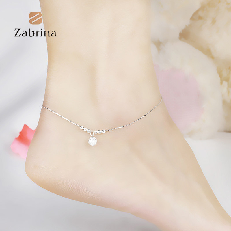 Bracelet de cheville Femme ZABRINA en Argenterie - Ref 3104272 Image 1