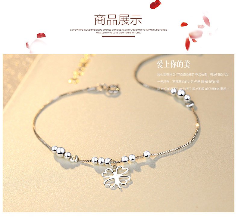 Bracelet de cheville Femme ZABRINA en Argenterie - Ref 3103530 Image 9