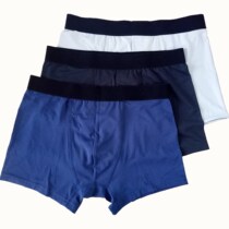Youyi Lu moisture-absorbing sweat quickly dry and anti-Smelly Mens Style flat corner underpants head 7-327 three pieces