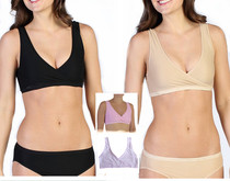 EXOFFICIO foreign trade women quick-dry smooth chest cushion no chest pad half-body sports bra corset two pieces 4-331