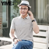 Летняя одежда, футболка с коротким рукавом, футболка polo, 40-50 лет, для среднего возраста, оверсайз