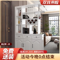 Simple modern door Hall Cabinet entrance living room storage porch cabinet shoe cabinet integrated into the house partition wine cabinet household screen