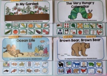 Brown Bear Caterpillar In My Garden Quiet Book Finished Early Education DIY English Enlightenment Sticker Book