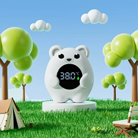 Маленький белый медвежонок [2 запасных аккумулятора в подарок]