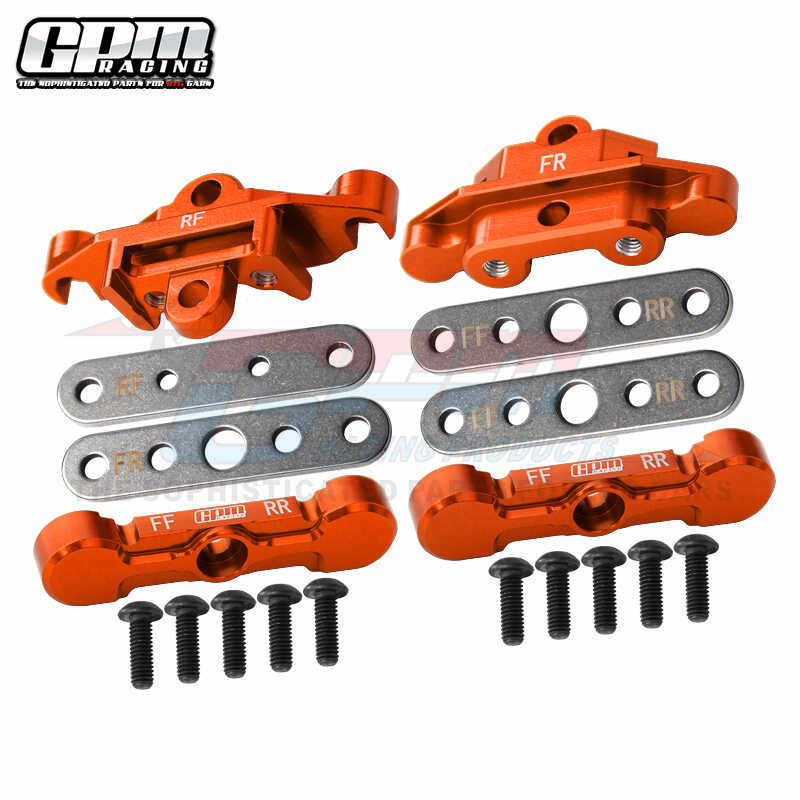 GPM Alu. 7075 Front + Rear Arm Code for TRAXXAS 1/10 4WD MAXX 1/8