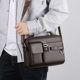 单肩包斜挎包男款真皮男士商务休闲横款牛皮公文包男款手提包背包