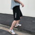 in thương hiệu thủy triều mùa hè quần short của nam giới mất đang đan quần thể thao lớn thường xu hướng sinh viên gió Hồng Kông 5 5 điểm giữa quần 