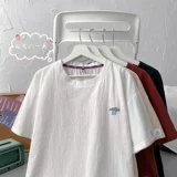 Tide, летняя футболка с коротким рукавом, трендовая парная одежда для влюбленных, с вышивкой, оверсайз