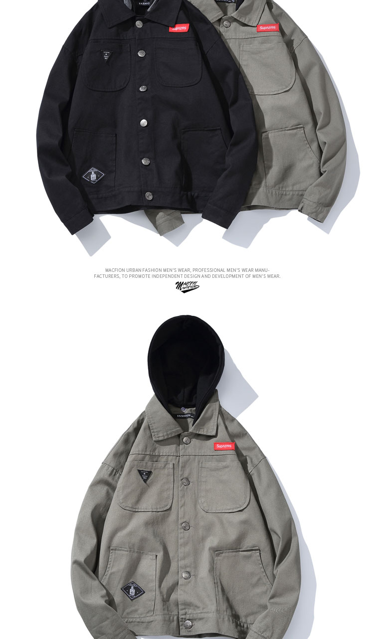 Blouson homme      manches longues en Coton - Ref 3116021 Image 22