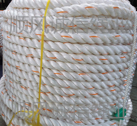 New material high strength polyethylene nylon rope diameter 32mm wear-resistant aging rope marine cable thick cable