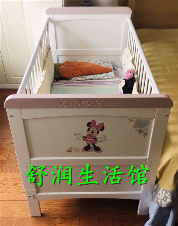 Not closing the foreign trade 14070 large inner diameter crib cot original export of British splicing bed