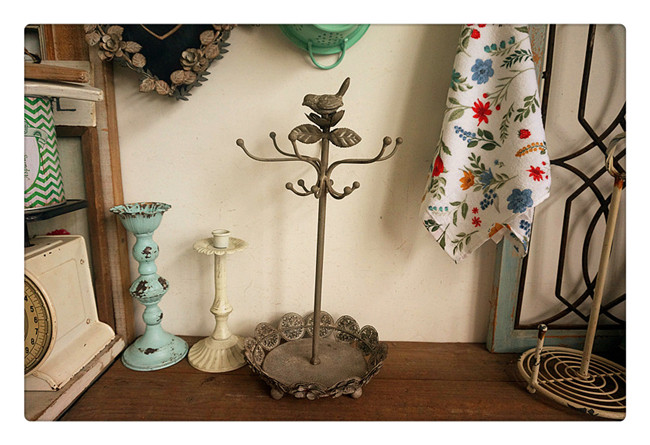 Foreign trade export orphan garden groceries wrought iron jewelry rack