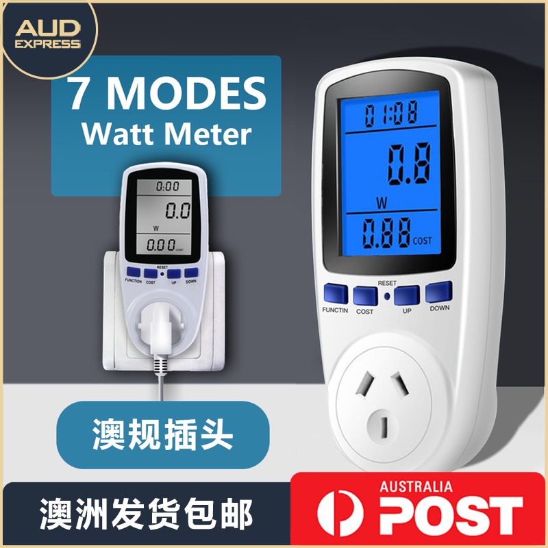 Electricity Quantity Electricity Metering Power Meter Electricity Meter Australia Socket Monitoring (Australia Delivery)