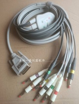 Medium Flag iMAC 120 Digital Multi-Road Electrocardiogram Accessories Guide Wire Connecting Line 26 Pin