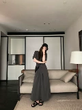 小君君布兰妮 Небольшой дизайнерский ремень, корсет, юбка, мини-юбка, платье с коротким рукавом
