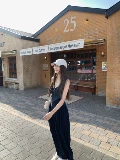 Little Junjun Britney [5/31 New] Marseille Holiday/Gear -Caperble Skirt Retro кожа кожа кожа кожа кожа