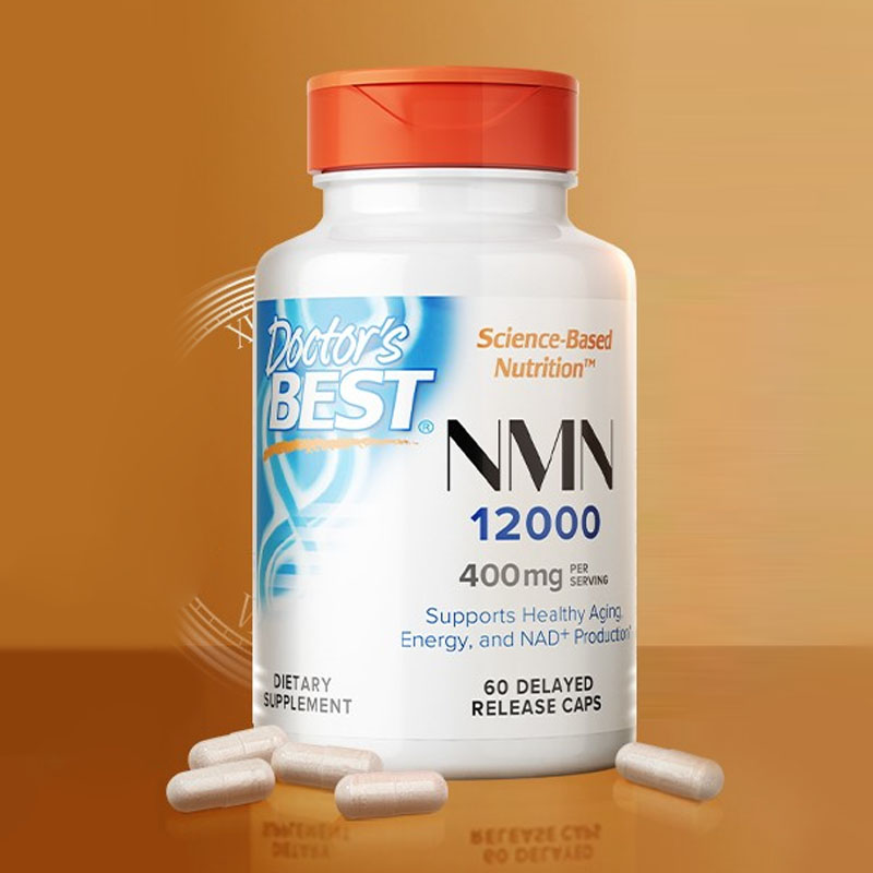 Doctor's Best 金达威NMN12000素食缓释硬胶囊nad补充剂美国进口